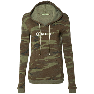 Camo Women's Hooded Sweatshirt-WNL