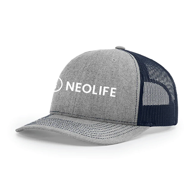 Trucker Snapback Cap  - White NeoLife Logo